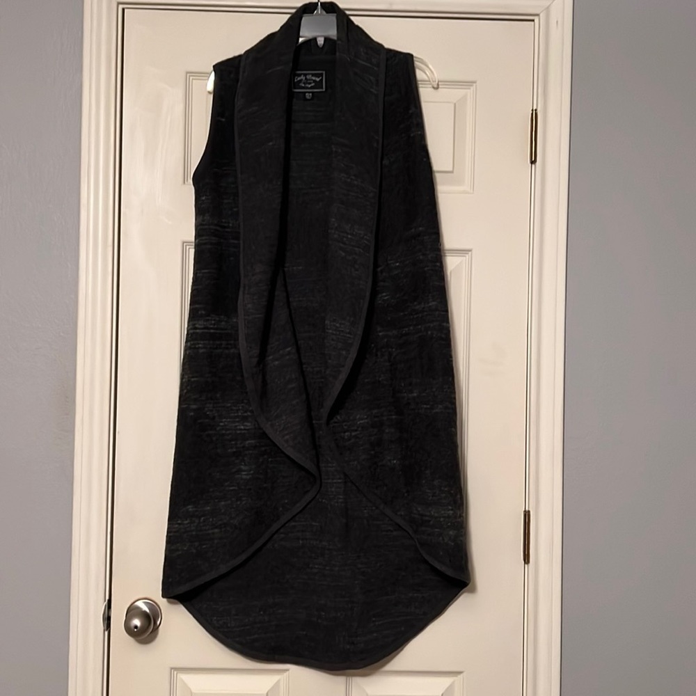 Lucky Brand long sweater gray cardigan